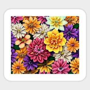 floral estilo Sticker